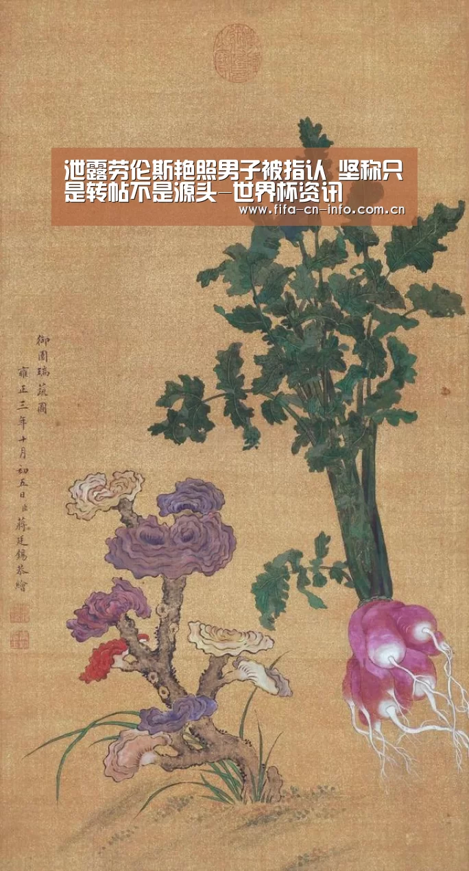 泄露劳伦斯艳照男子被指认 坚称只是转帖不是源头-世界杯资讯(图3) 新闻快讯